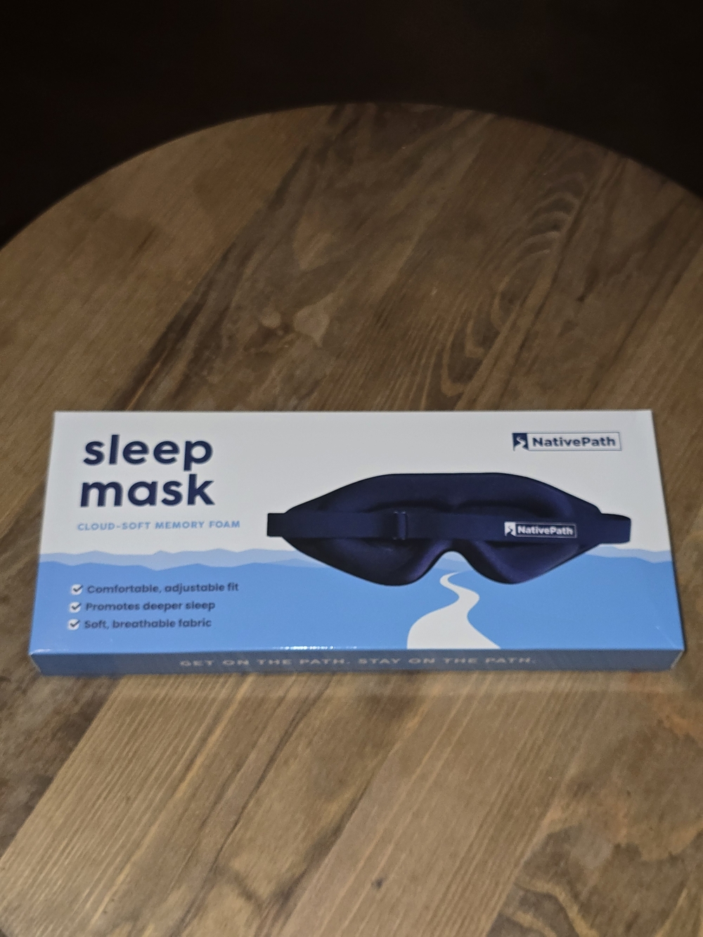 NativePath Cloud-Soft Memory Foam Sleep Mask NIB